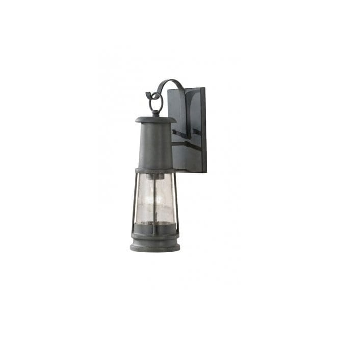 Elstead Lighting Elstead Feiss Chelsea Harbour Single Light Outdoor Wall Lantern in Storm Cloud Grey