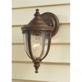 Elstead Feiss English Bridle Single Light Outdoor Wall Lantern in British Bronze
