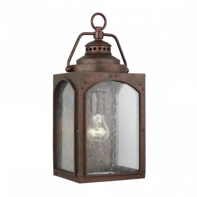 Elstead Lighting Elstead Feiss Randhurst Single Light Outdoor Wall Fitting in a Copper Oxide Finish