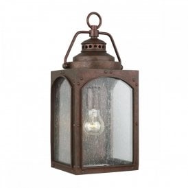 Elstead Feiss Randhurst Single Light Outdoor Wall Fitting in a Copper Oxide Finish