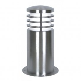 Elstead Garden Zone Sandbanks Single Light Low Energy Mini Bollard in Stainless Steel