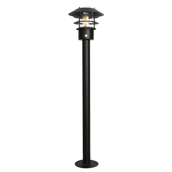 Elstead Lighting Elstead Helsingor Single Light Outdoor Bollard Light In Black Finish