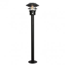 Elstead Helsingor Single Light Outdoor Bollard Light In Black Finish
