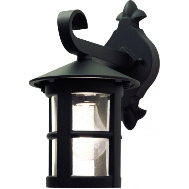 Elstead Lighting Elstead Hereford Small Single Light Outdoor Hanging Wall Lantern in a Black Finish