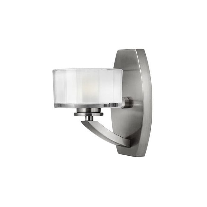 Elstead Lighting Elstead Hinkley Meridian Single Light Wall Fitting in Brushed Nickel