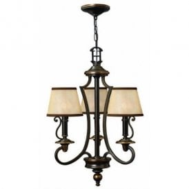 Elstead Hinkley Plymouth 3 Light Chandelier in Olde Bronze Finish