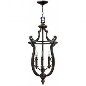 Elstead Hinkley Plymouth 4 Light Ceiling Pendant in an Olde Bronze Finish