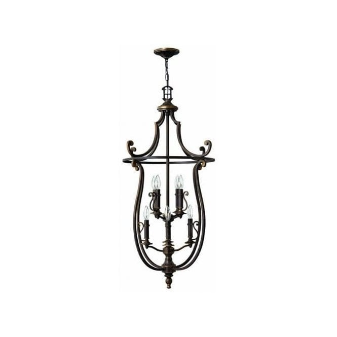 Elstead Lighting Elstead Hinkley Plymouth 8 Light Pendant in an Olde Bronze Finish