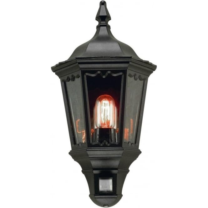 Elstead Lighting Elstead Medstead Security Half Lantern with PIR