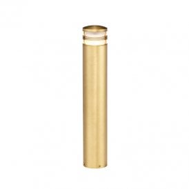 Elstead Newbrighton Single Light Large Outdoor Bollard in Antique Brass Finish