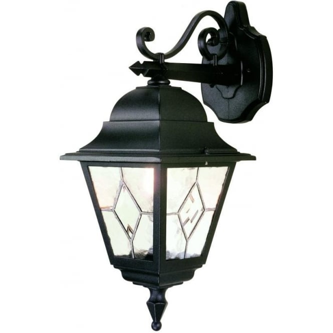 Elstead Lighting Elstead Norfolk Single Light Outdoor Wall Fitting in Black Finish