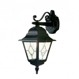 Elstead Norfolk Single Light Outdoor Wall Fitting in Black Finish