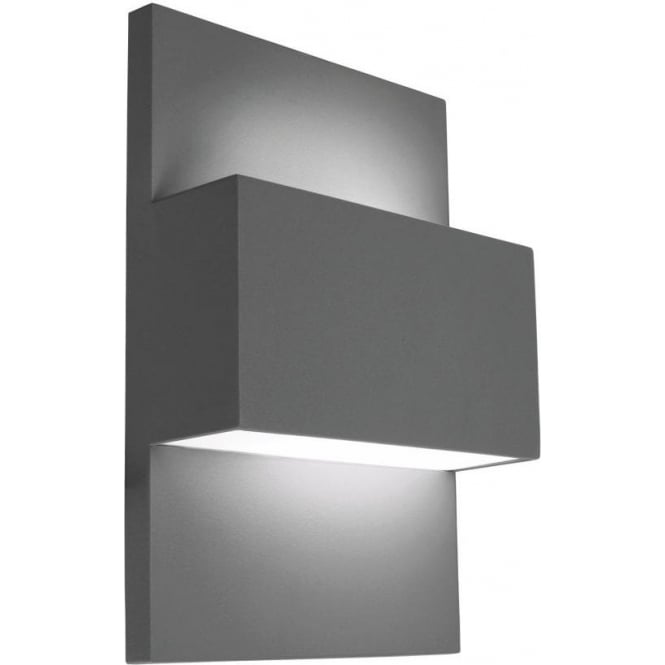 Elstead Lighting Elstead Norlys Geneve Outdoor Wall Fitting in Graphite Finish