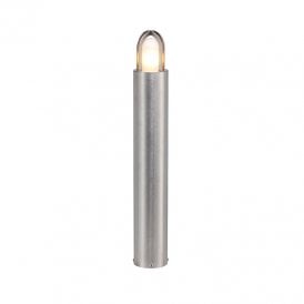Elstead Paignton Single Light Large Bollard in Stainless Steel with Frosted Glass Diffuser