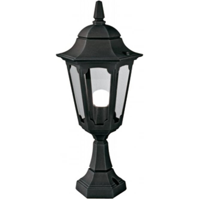 Elstead Lighting Elstead Parish Outdoor Single Light Pedestal Post in Black Finish
