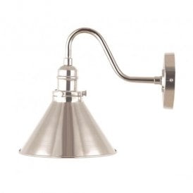 Elstead Provence Single Light Wall Fitting in a Polished Nickel Finish