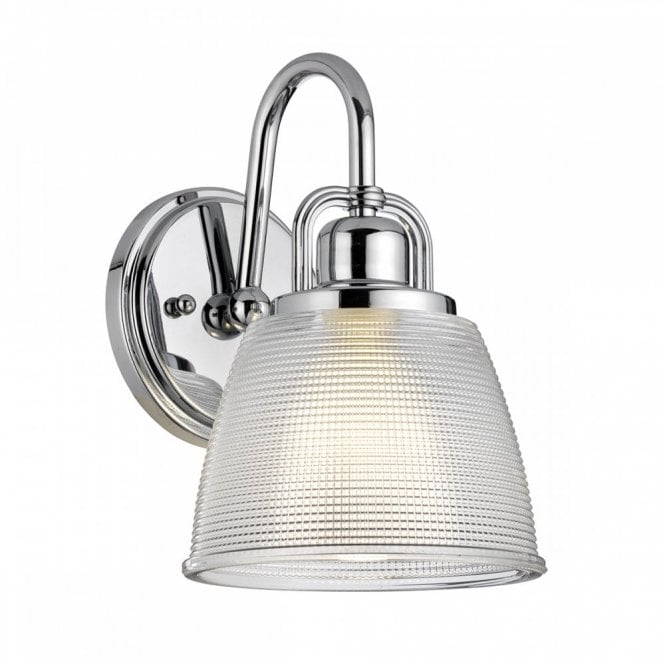 Elstead Lighting Elstead Quoizel Dublin Single Light Bathroom Wall Fitting in Polished Chrome Finish
