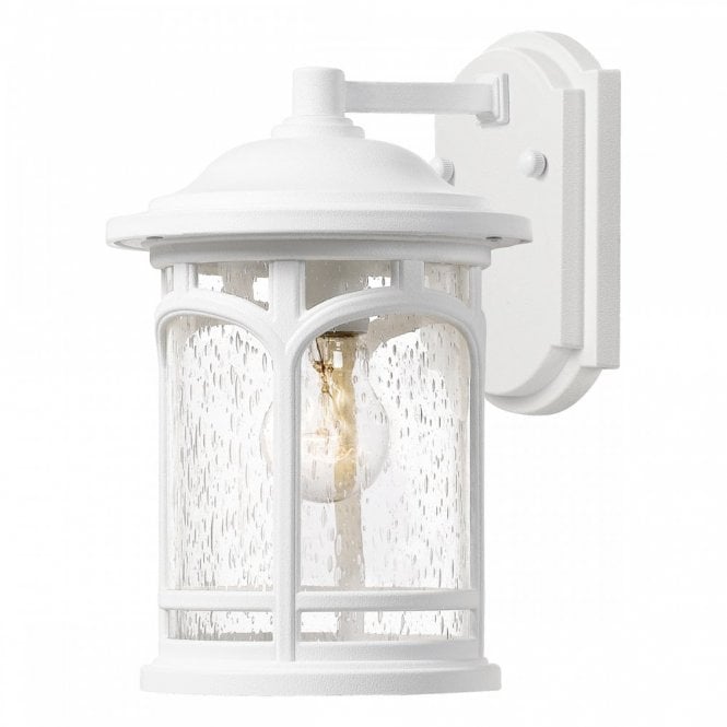 Elstead Lighting Elstead Quoizel Marblehead Single Light Outdoor Wall Fitting in White Finish