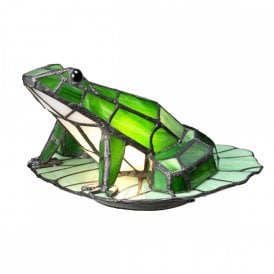 Elstead Quoizel Single Light Tiffany Frog Lamp