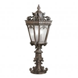 Elstead Tournai 2 Light Pedestal Made of Die Cast Aluminium in Londonderry Finish (Outdoor)