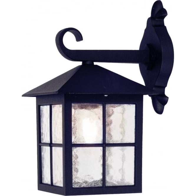 Elstead Lighting Elstead Winchester Single Light Outdoor Wall Lantern in a Black Finish