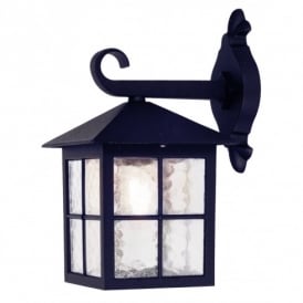 Elstead Winchester Single Light Outdoor Wall Lantern in a Black Finish
