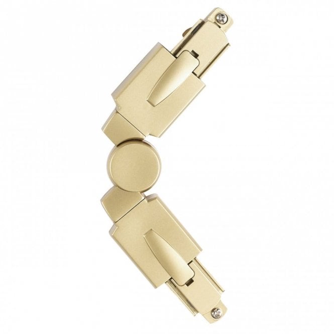 Endon Lighting Endon Enluce Track System Corner Connector In Antique Brass Finish