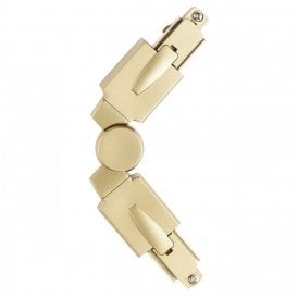 Endon Enluce Track System Corner Connector In Antique Brass Finish