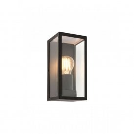 Endon Oxford Single Light Outdoor Wall Fitting in Black Finish
