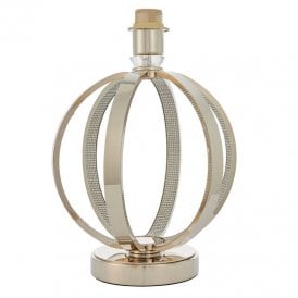 Endon Ritz Single Light Table Lamp Base Only with Crystal Detail
