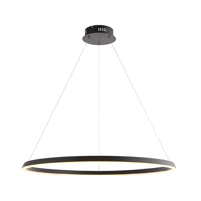 Endon Lighting Endon Staten 45w Integrated LED Ceiling Pendant in Matt Black Finish