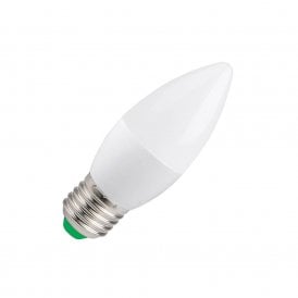 13139 Envirolight 5w 470 Lumens Cool White LED E27 Frosted Candle Bulb