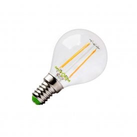 13151 Envirolight 4W Warm White Dimmable 470lm LED Decorative Filament E14 Golf Ball Bulb