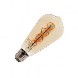 13161 Envirolight 4W Very Warm White Dimmable 320lm LED Spiral Decorative Filament Squirrel Cage E27 Bulb