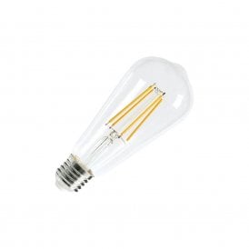 13162 Envirolight 6W LED Warm White Decorative Filament Clear Squirrel Cage Bulb Screw Cap