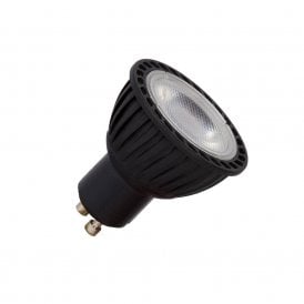 4W Warm White Dimmable LED GU10 Bulb - Black