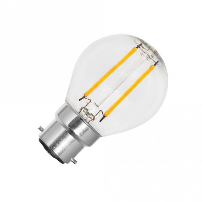 Envirolight Lighting Envirolight 2W Warm White 250lm LED Decorative Filament BC Golf Ball Bulb