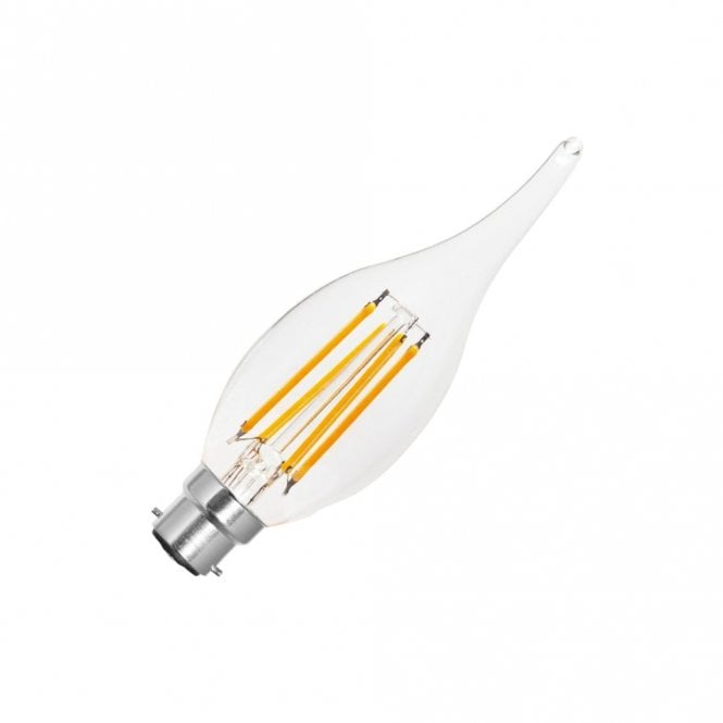 Envirolight Lighting Envirolight 4W Warm White Dimmable 470lm LED Decorative Filament Bent Tip BC Candle Bulb