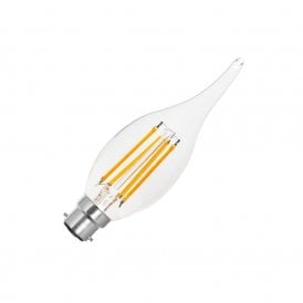 Envirolight 4W Warm White Dimmable 470lm LED Decorative Filament Bent Tip BC Candle Bulb