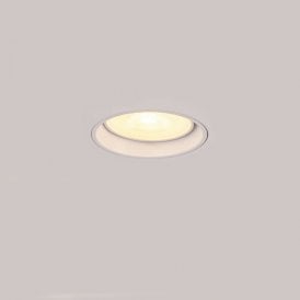 Envirolight Mini Plaster-In Trimless Adjustable Downlight - White