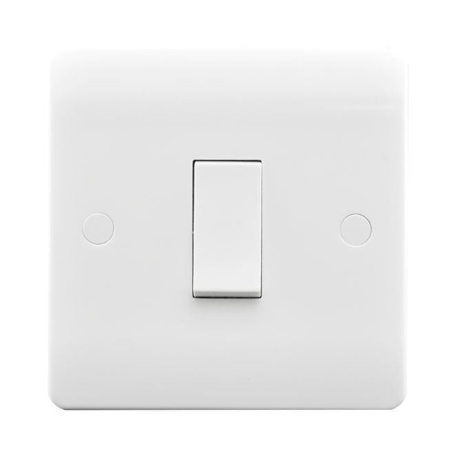 Envirolight Lighting Envirolight Verve 1 Gang 2 Way Rocker Switch - White