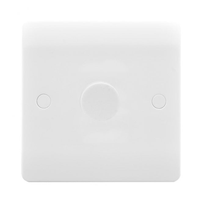 Envirolight Lighting Envirolight Verve 1 Gang LED Rotary Dimmer Switch - White
