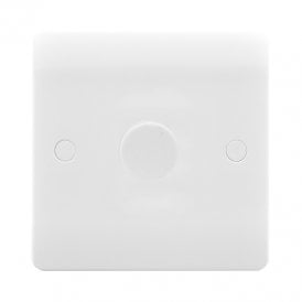 Envirolight Verve 1 Gang LED Rotary Dimmer Switch - White