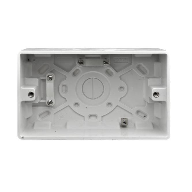 Envirolight Lighting Envirolight Verve 47mm Double Patress Box - White