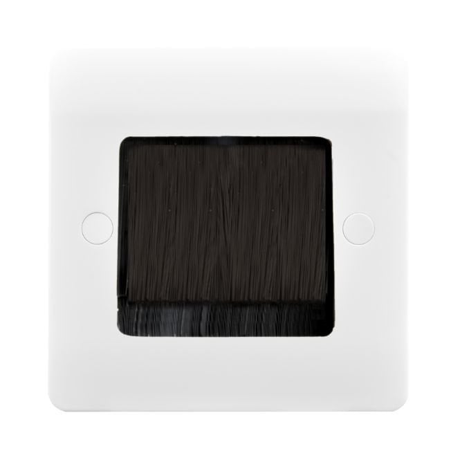 Envirolight Lighting Envirolight Verve Single Brush Plate - White
