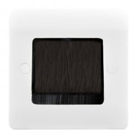 Envirolight Verve Single Brush Plate - White
