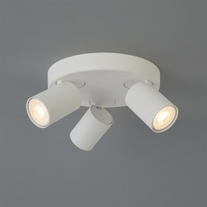 Envirolight Lighting Renzo 3 Light Spotlight Plate - White