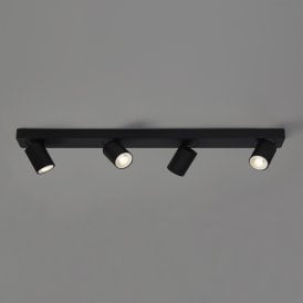 Renzo 4 Light Spotlight Bar - Sand Black