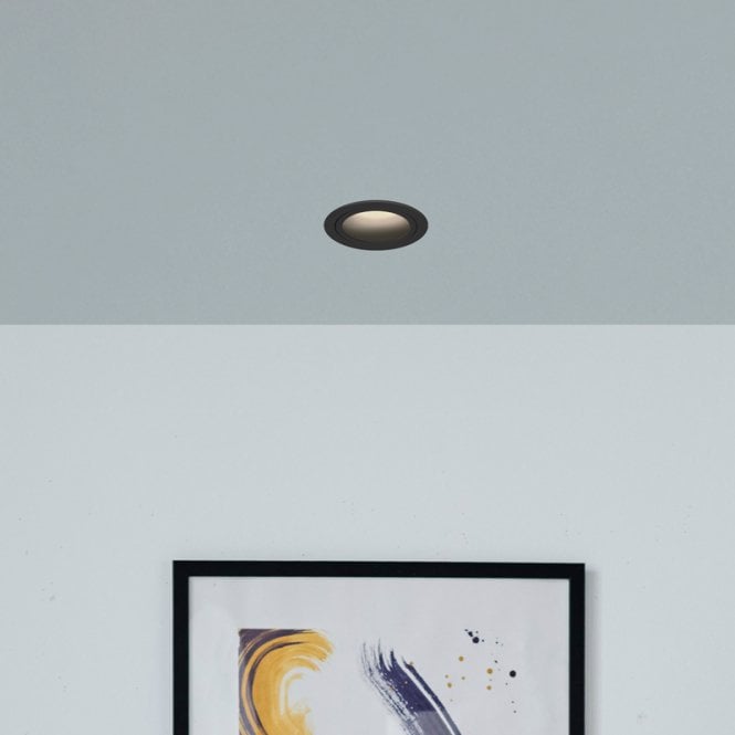Envirolight Lighting Round Fire Rated Fixed Downlight - Sand Black