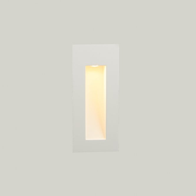 Envirolight Lighting Wright Plaster-In Trimless 3000K LED Recessed Wall Light - White